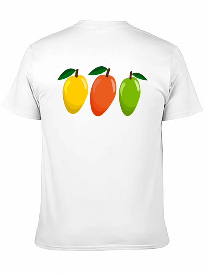 Mango Trio Graphic Tee - Fruit Lovers T-Shirt