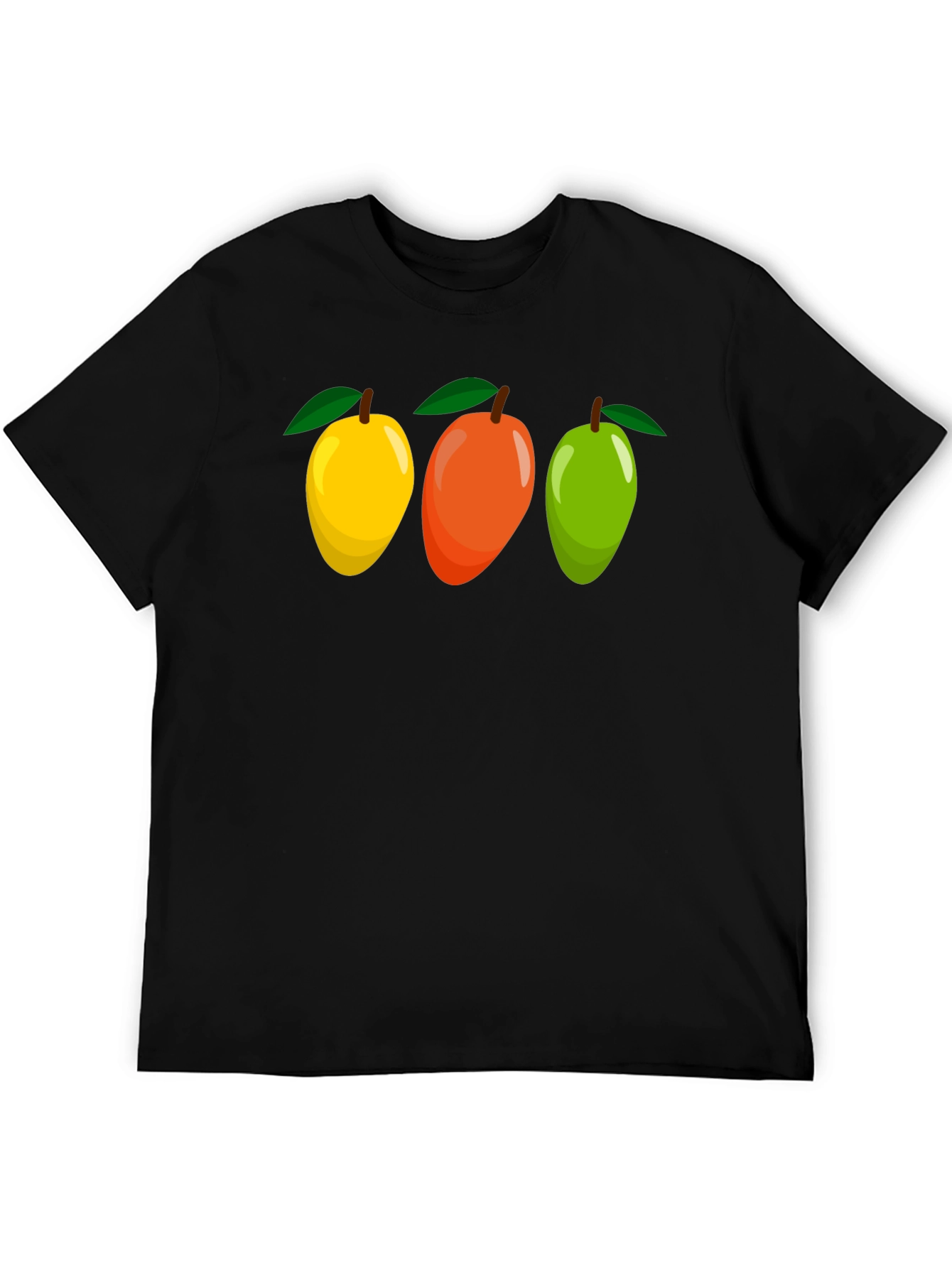 Mango Trio Graphic Tee - Fruit Lovers T-Shirt