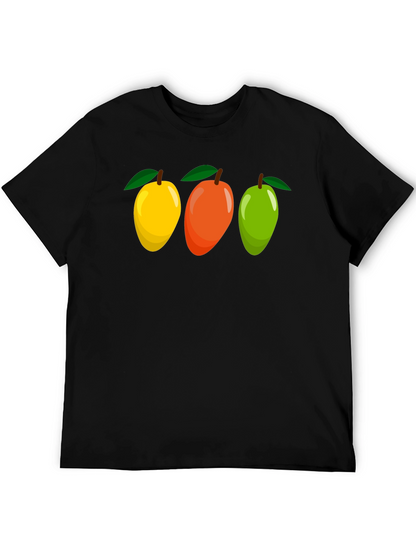 Mango Trio Graphic Tee - Fruit Lovers T-Shirt