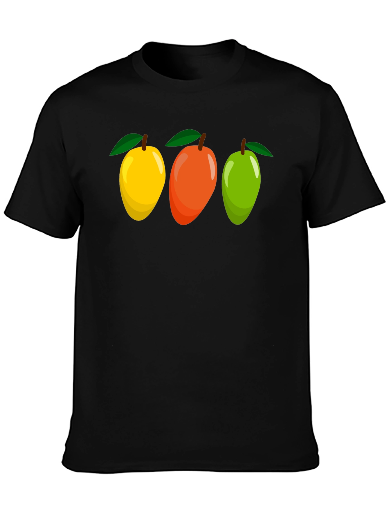Mango Trio Graphic Tee - Fruit Lovers T-Shirt