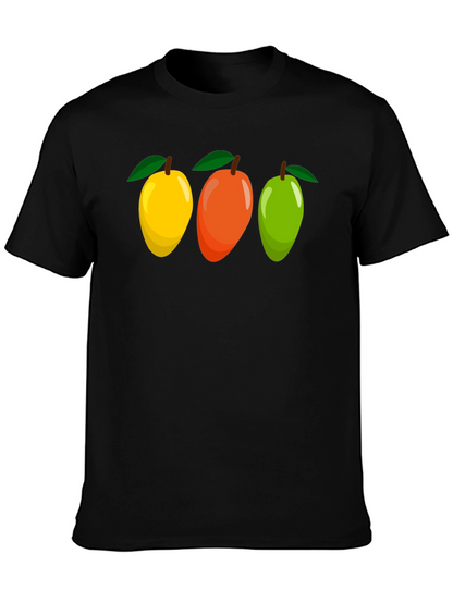 Mango Trio Graphic Tee - Fruit Lovers T-Shirt
