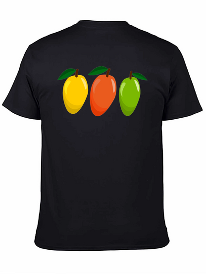 Mango Trio Graphic Tee - Fruit Lovers T-Shirt