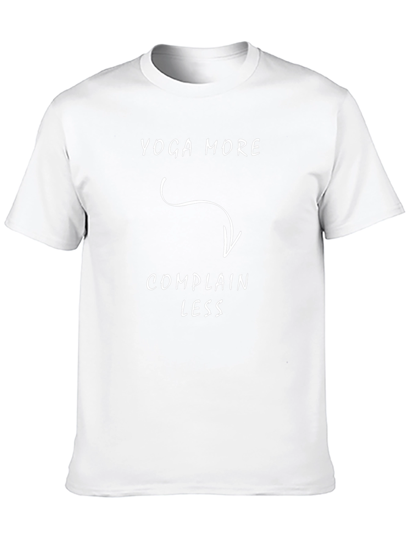 Yoga More Complain Less T-Shirt Funny Yoga Tee