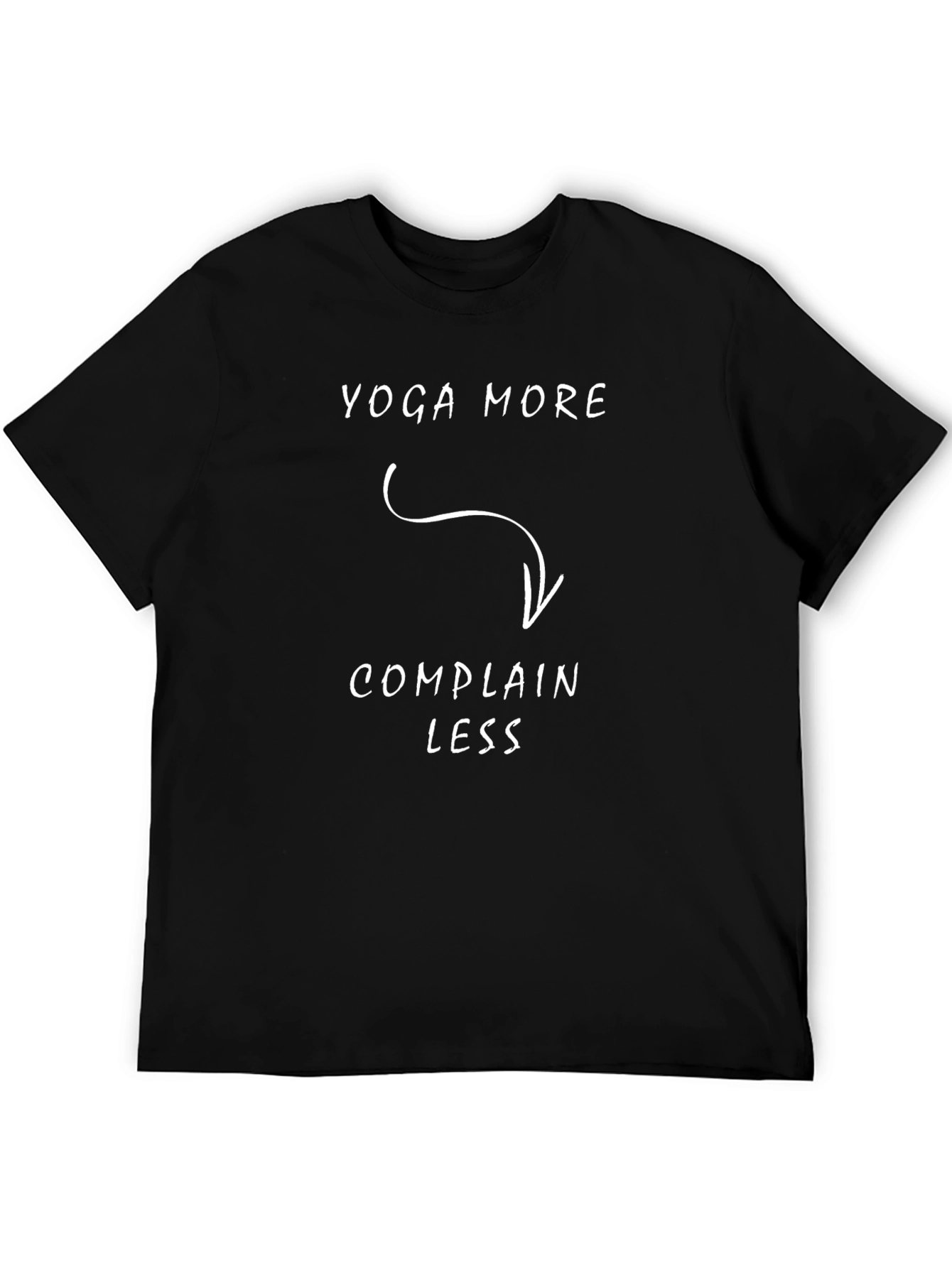 Yoga More Complain Less T-Shirt Funny Yoga Tee