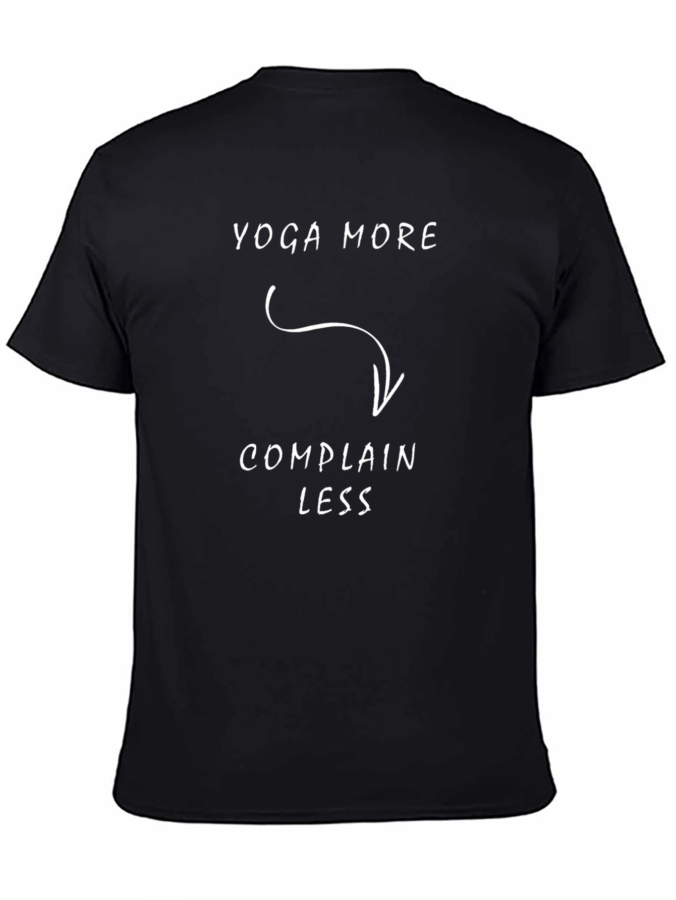 Yoga More Complain Less T-Shirt Funny Yoga Tee