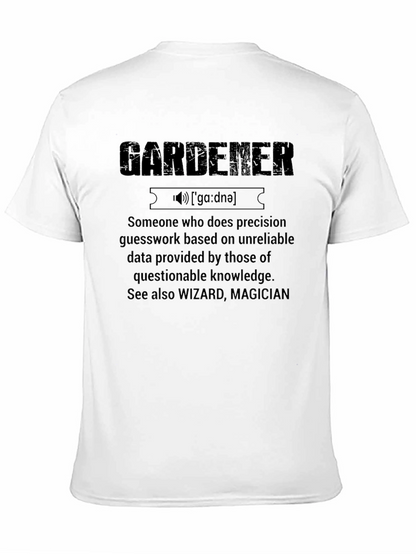 Gardener Definition T-Shirt Funny Gardening Gift
