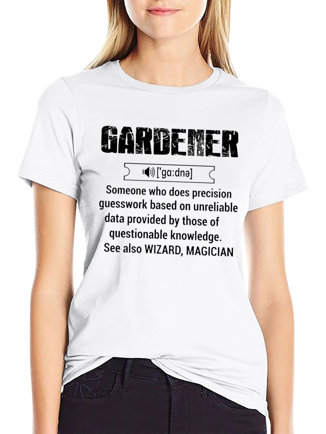 Gardener Definition T-Shirt Funny Gardening Gift