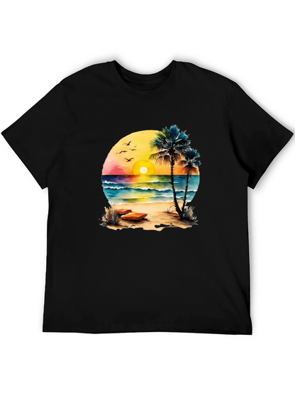 Beach Sunset Graphic Tee