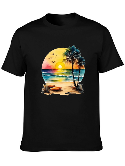 Beach Sunset Graphic Tee