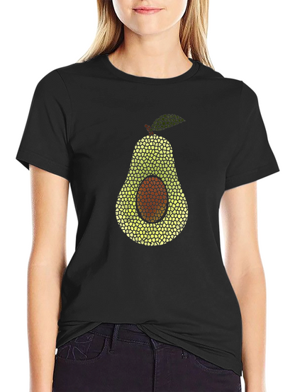 Avocado Mosaic T-Shirt - Unique Graphic Tee