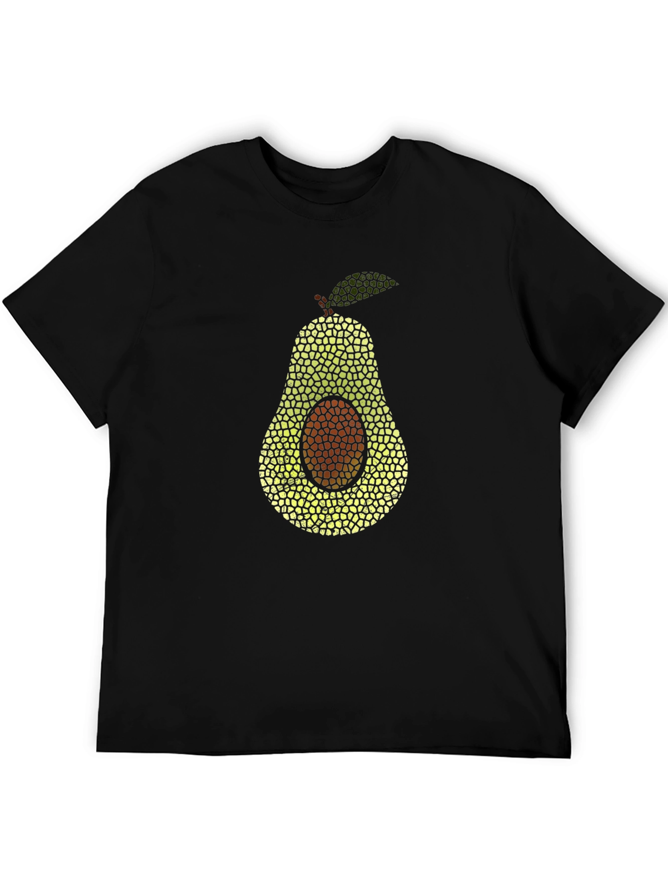 Avocado Mosaic T-Shirt - Unique Graphic Tee