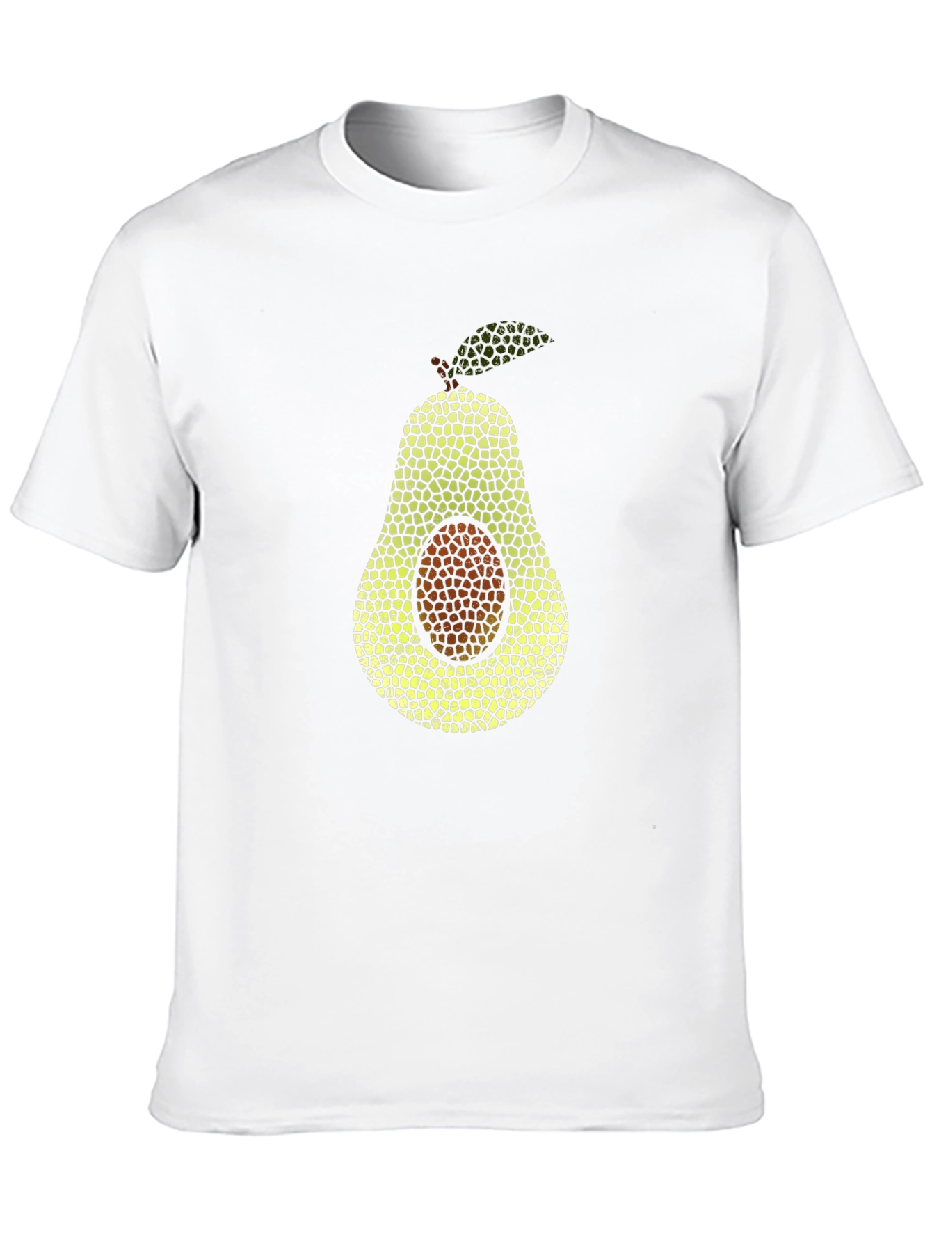 Avocado Mosaic T-Shirt - Unique Graphic Tee