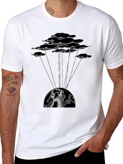 Cloud & Earth Graphic T-Shirt