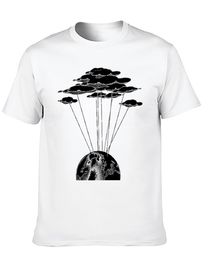 Cloud & Earth Graphic T-Shirt