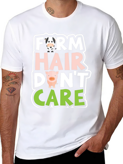 Farm Hair Dont Care Graphic T-Shirt