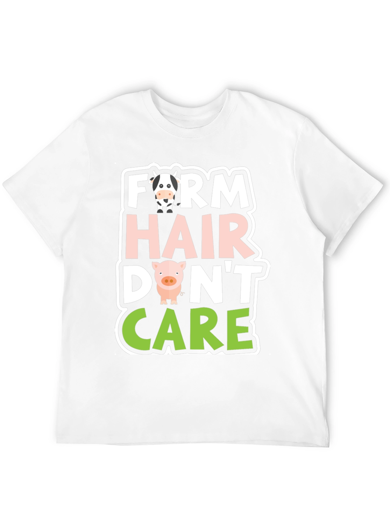 Farm Hair Dont Care Graphic T-Shirt