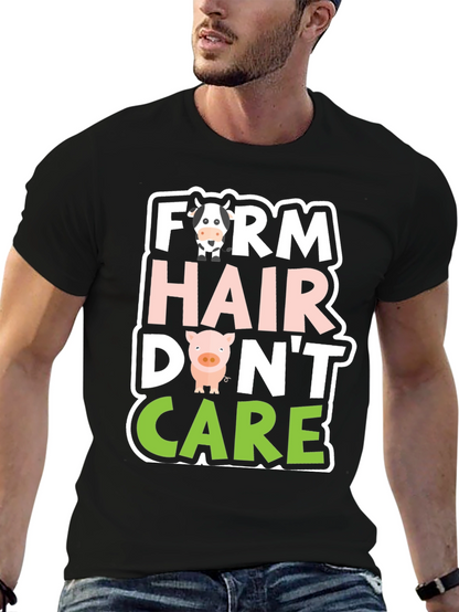 Farm Hair Dont Care Graphic T-Shirt