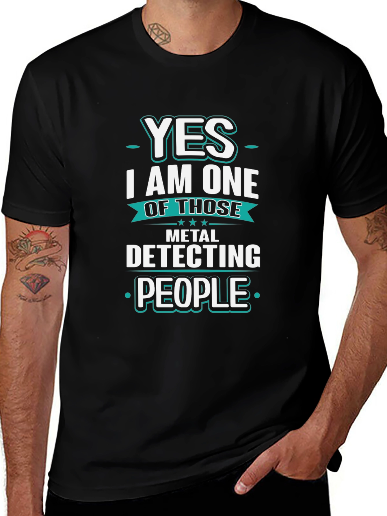 Metal Detecting People Graphic Tee