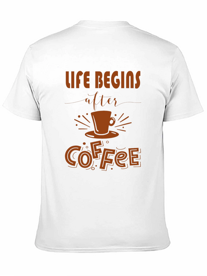Life Begins After Coffee Graphic Tee - Unisex