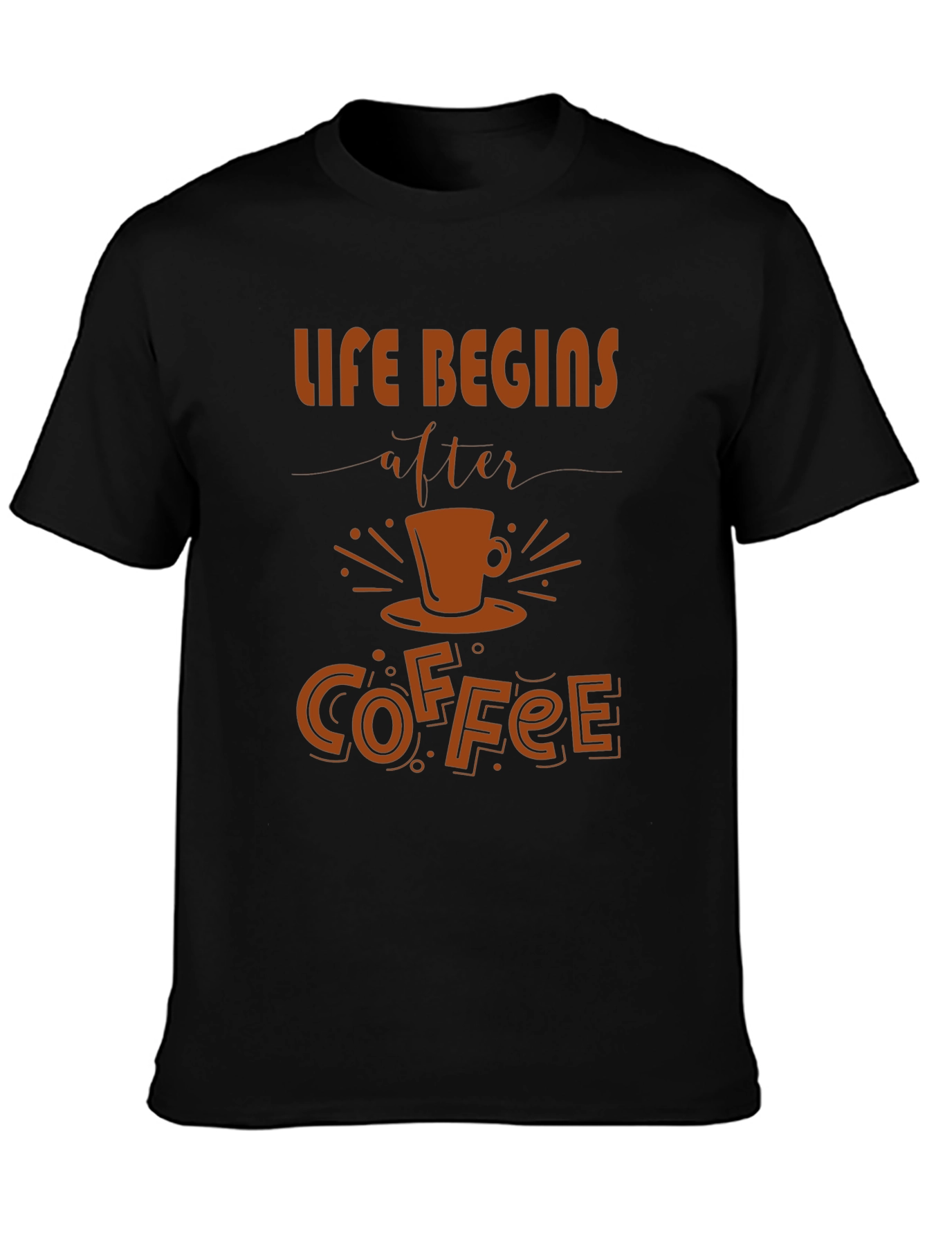 Life Begins After Coffee Graphic Tee - Unisex