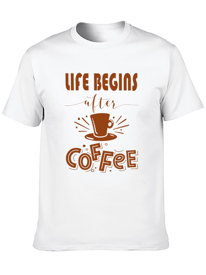 Life Begins After Coffee Graphic Tee - Unisex