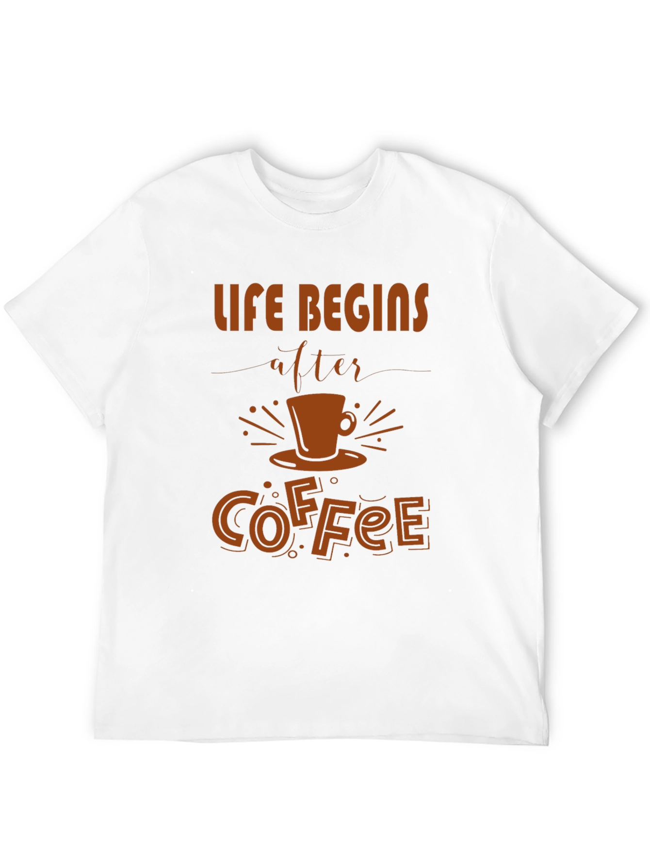 Life Begins After Coffee Graphic Tee - Unisex