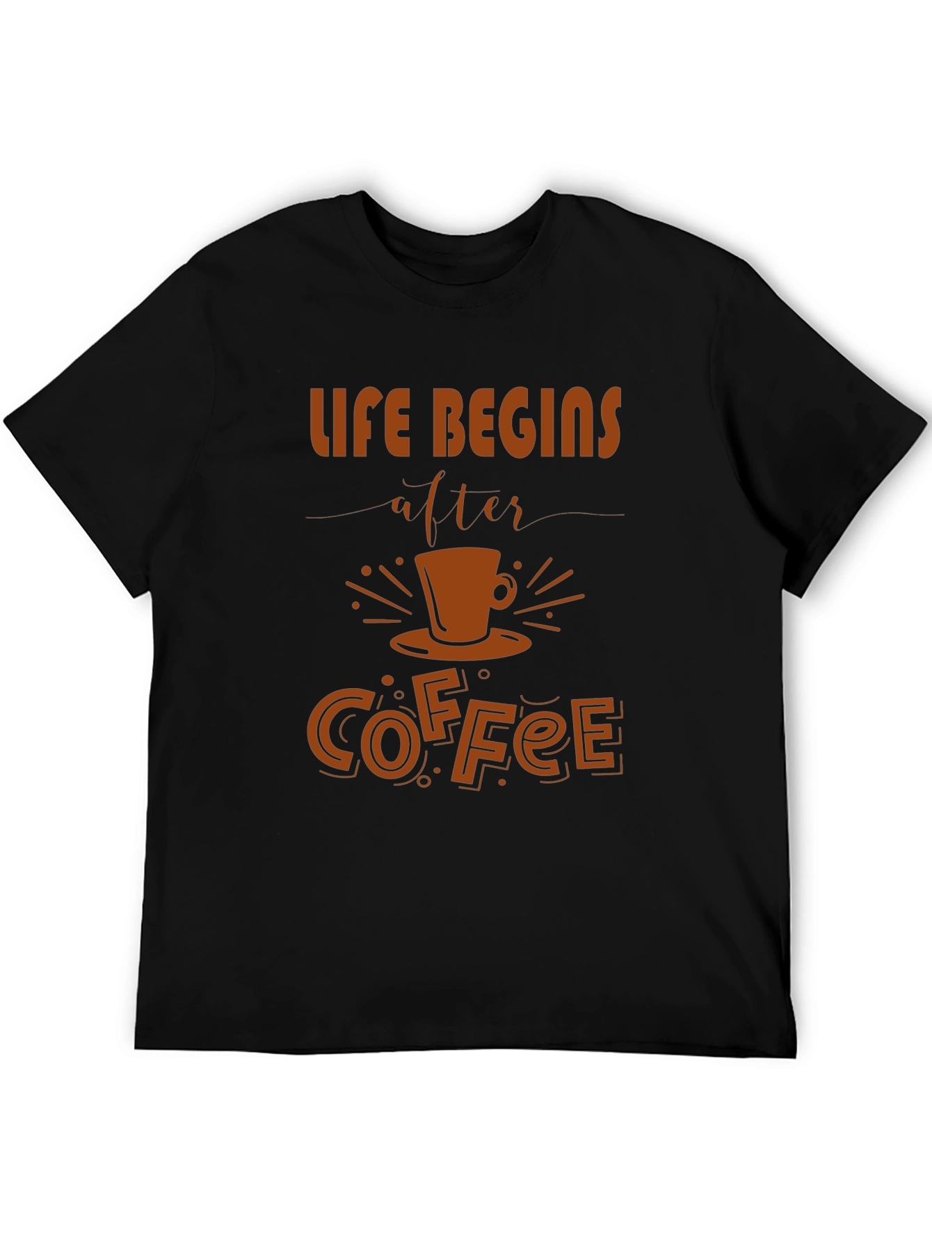 Life Begins After Coffee Graphic Tee - Unisex