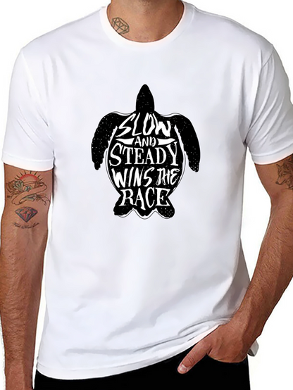 Slow and Steady Wins the Race Turtle T-Shirt