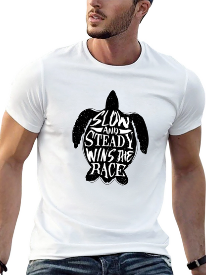 Slow and Steady Wins the Race Turtle T-Shirt