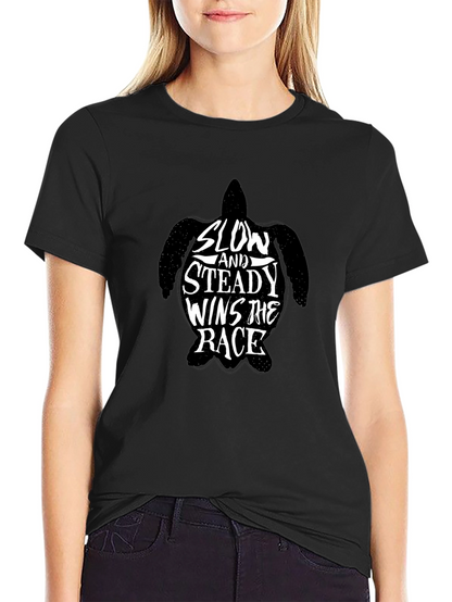 Slow and Steady Wins the Race Turtle T-Shirt