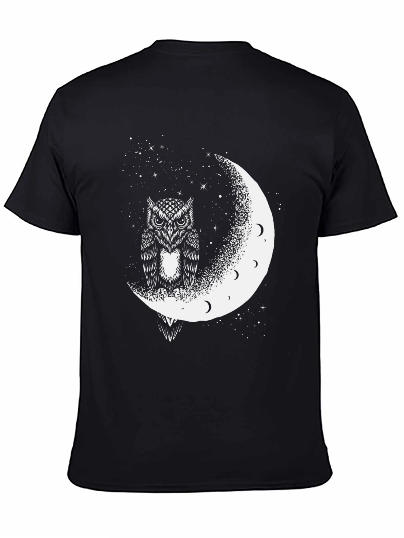 Owl Moon Black T-Shirt