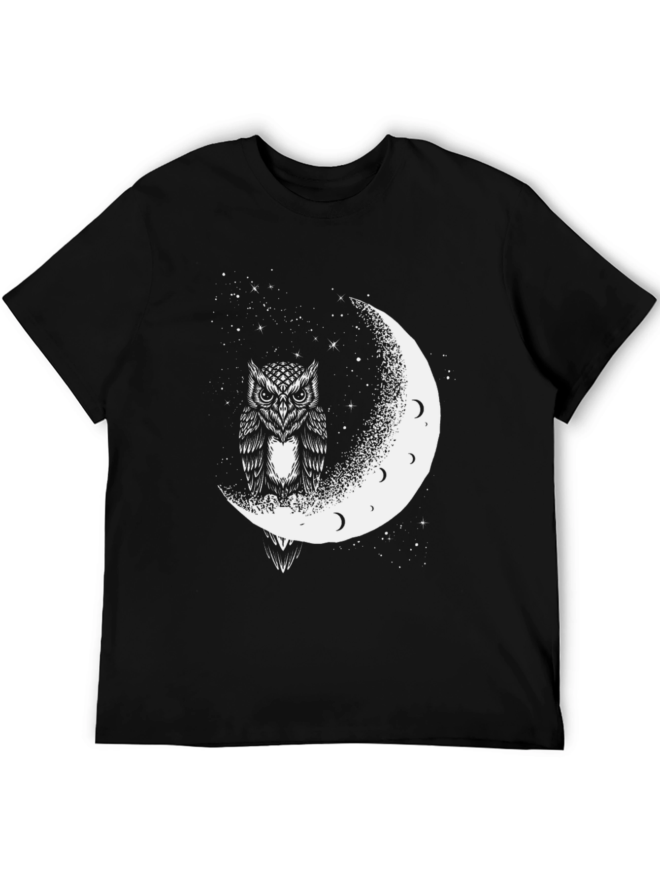 Owl Moon Black T-Shirt