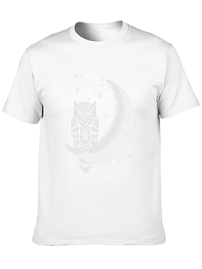 Owl Moon Black T-Shirt