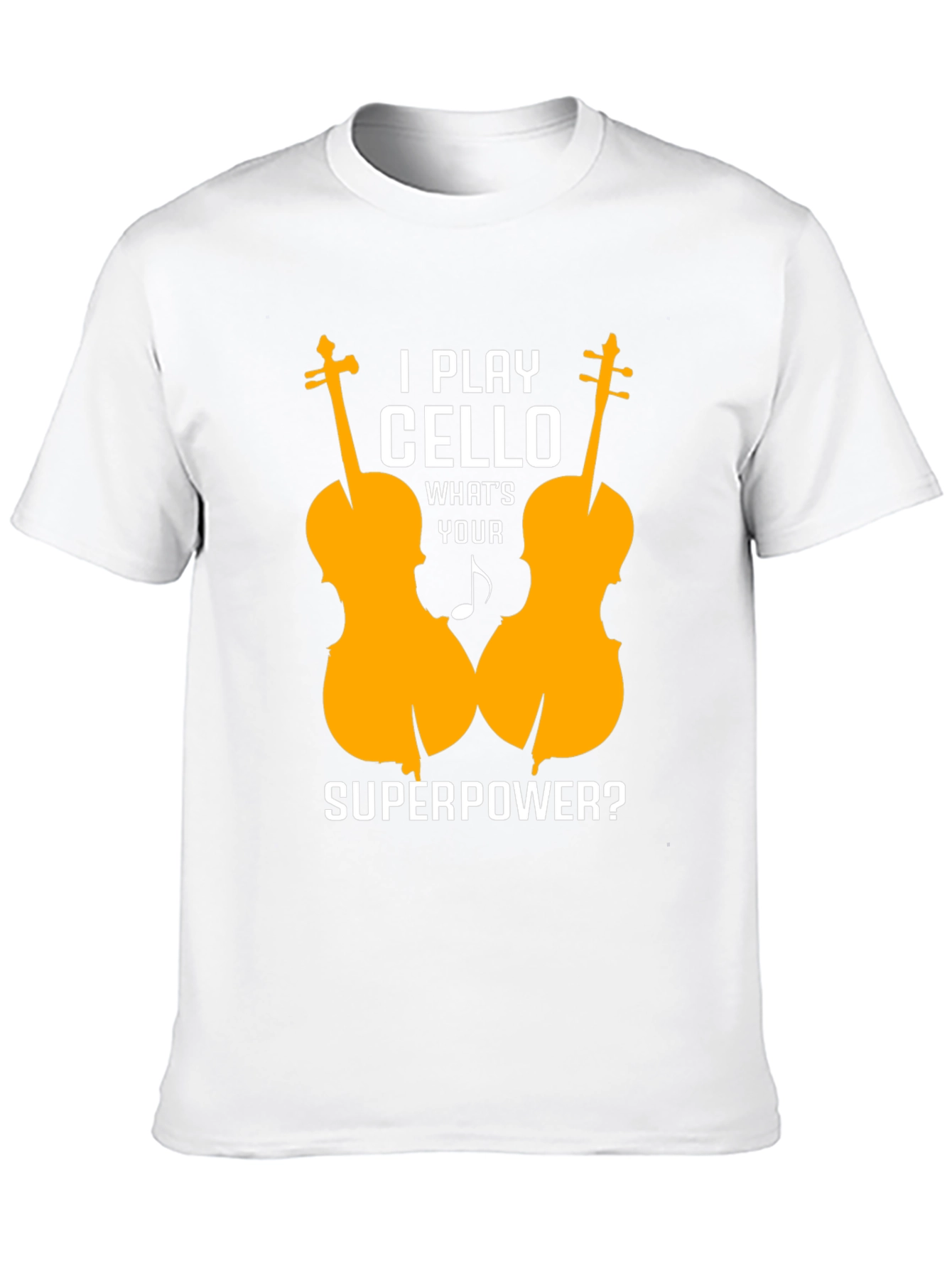 Cello Player Superpower T-Shirt - Music Lover Tee