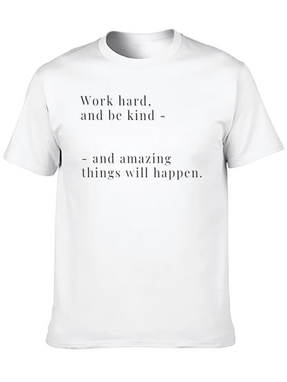 Work Hard Be Kind Graphic Tee
