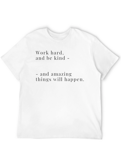 Work Hard Be Kind Graphic Tee
