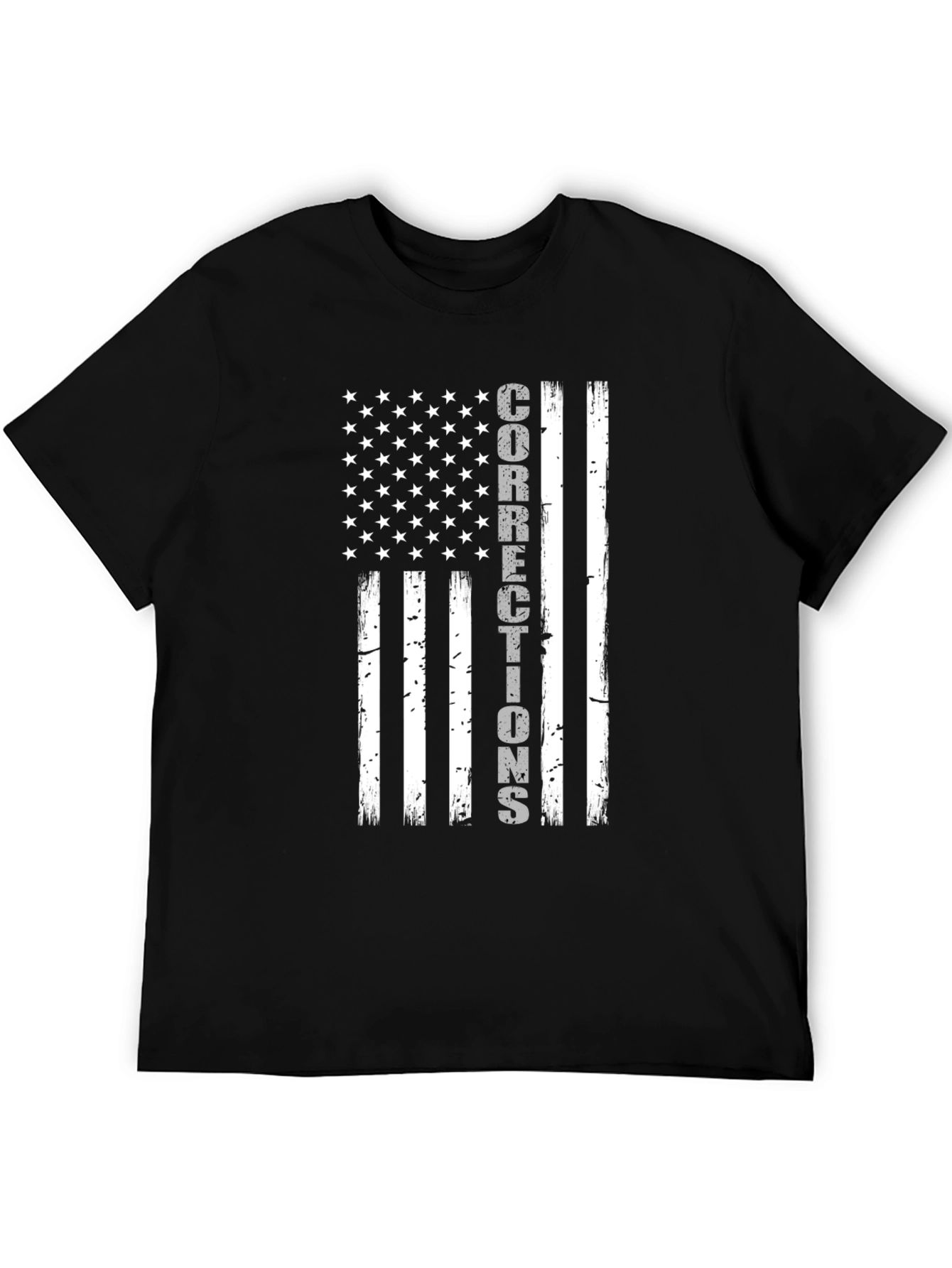 Corrections American Flag Graphic T-Shirt