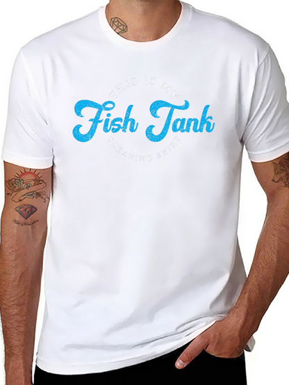 Fish Tank Cleaning Shirt - Novelty Graphic Tee
