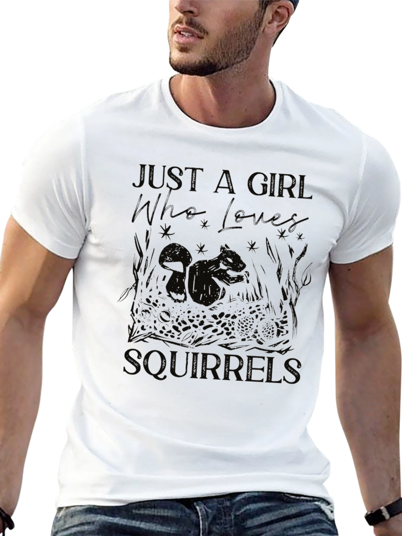 Just a Girl Who Loves Squirrels T-Shirt
