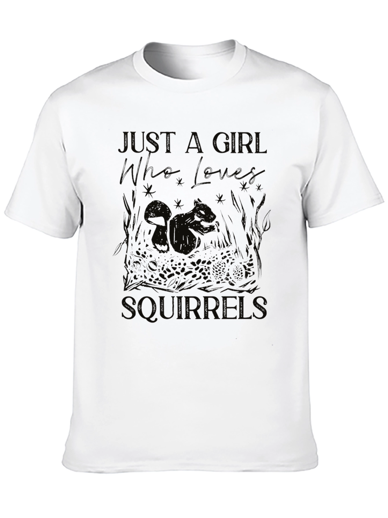 Just a Girl Who Loves Squirrels T-Shirt