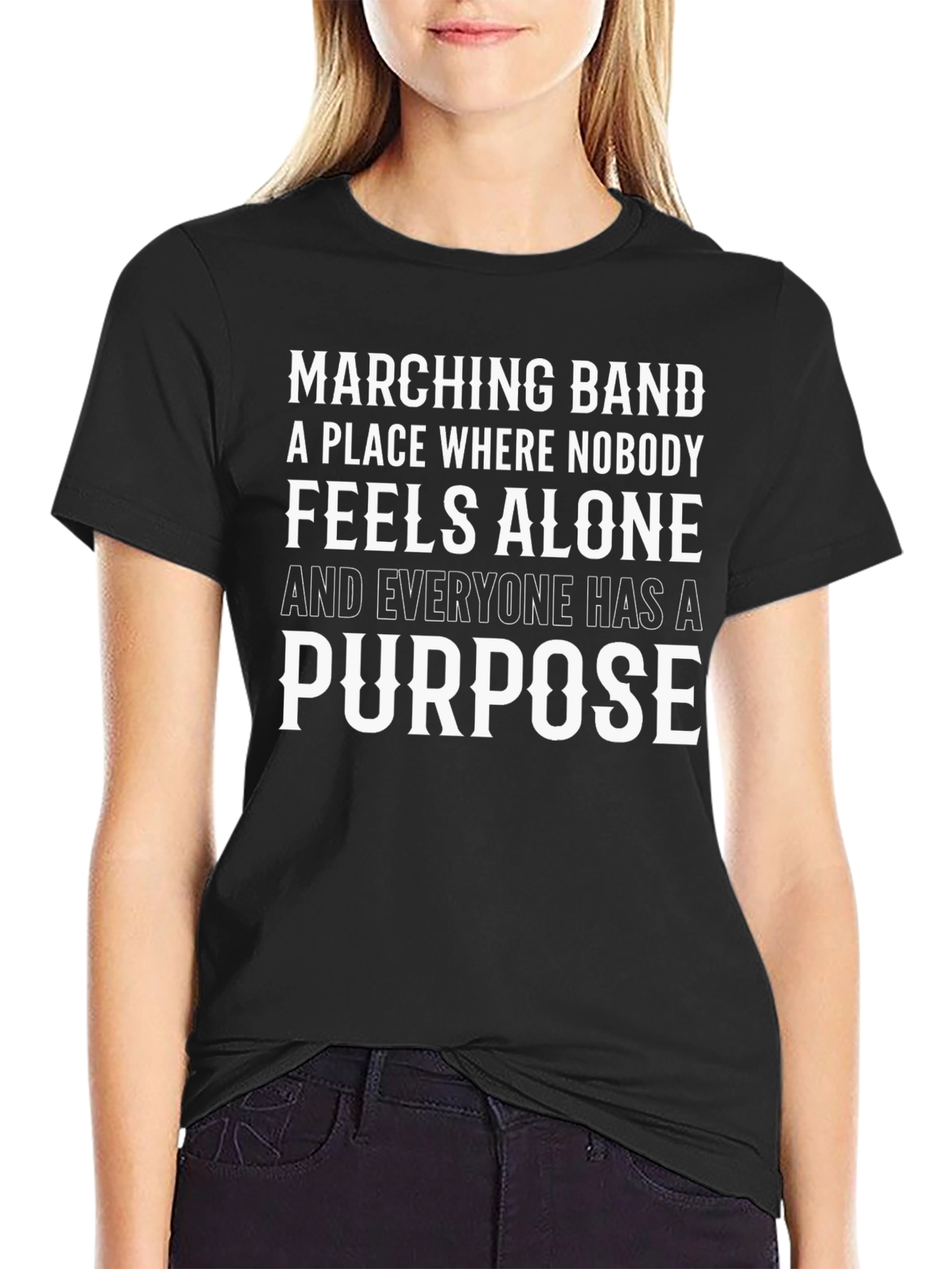Marching Band T-Shirt - Feels Alone Purpose