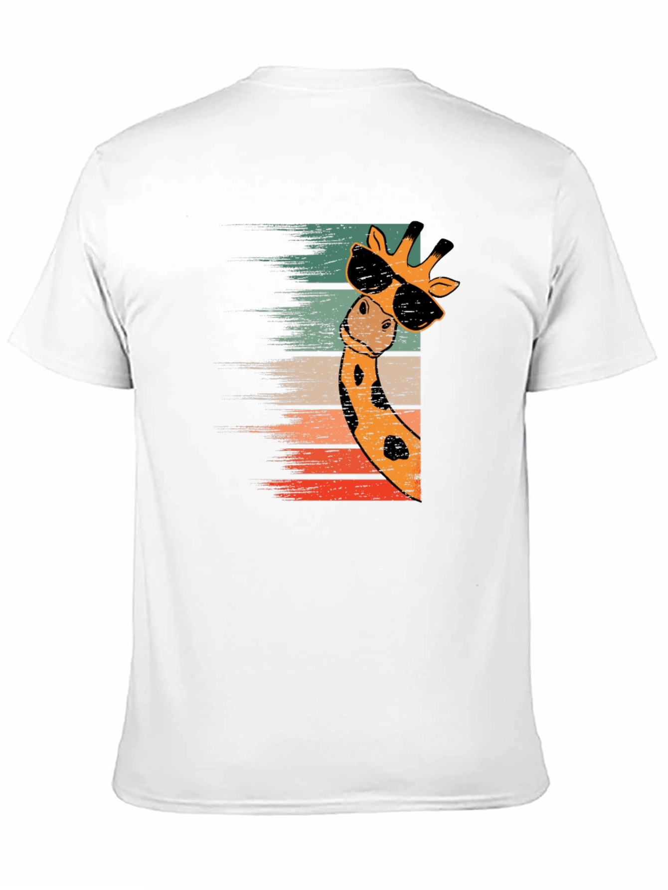 Cool Giraffe Retro Style T-Shirt
