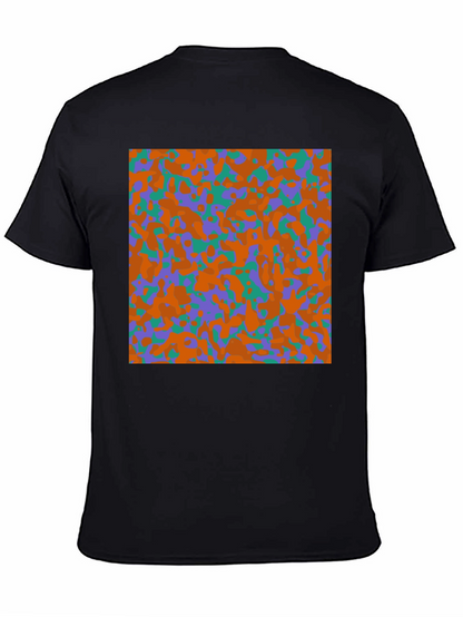 Camouflage Pattern Black T-Shirt