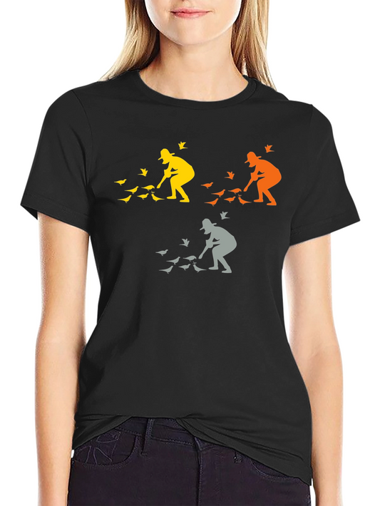 Bird Feeder Graphic T-Shirt