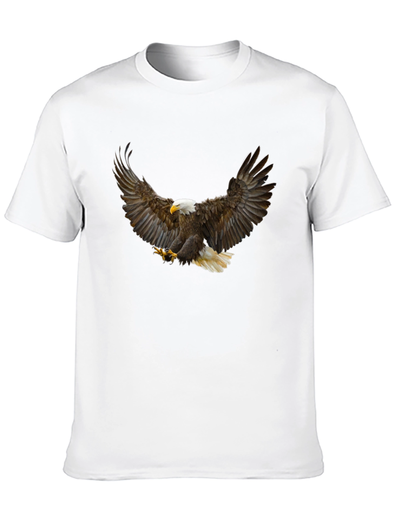Bald Eagle Graphic T-Shirt - Mens Black Tee
