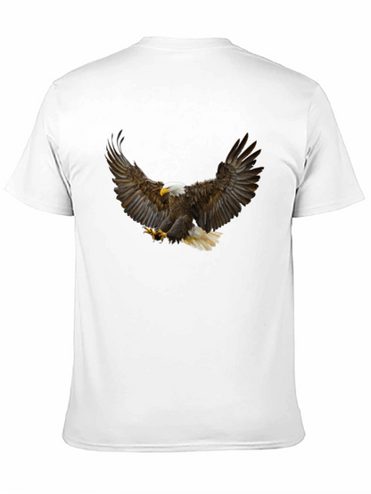 Bald Eagle Graphic T-Shirt - Mens Black Tee