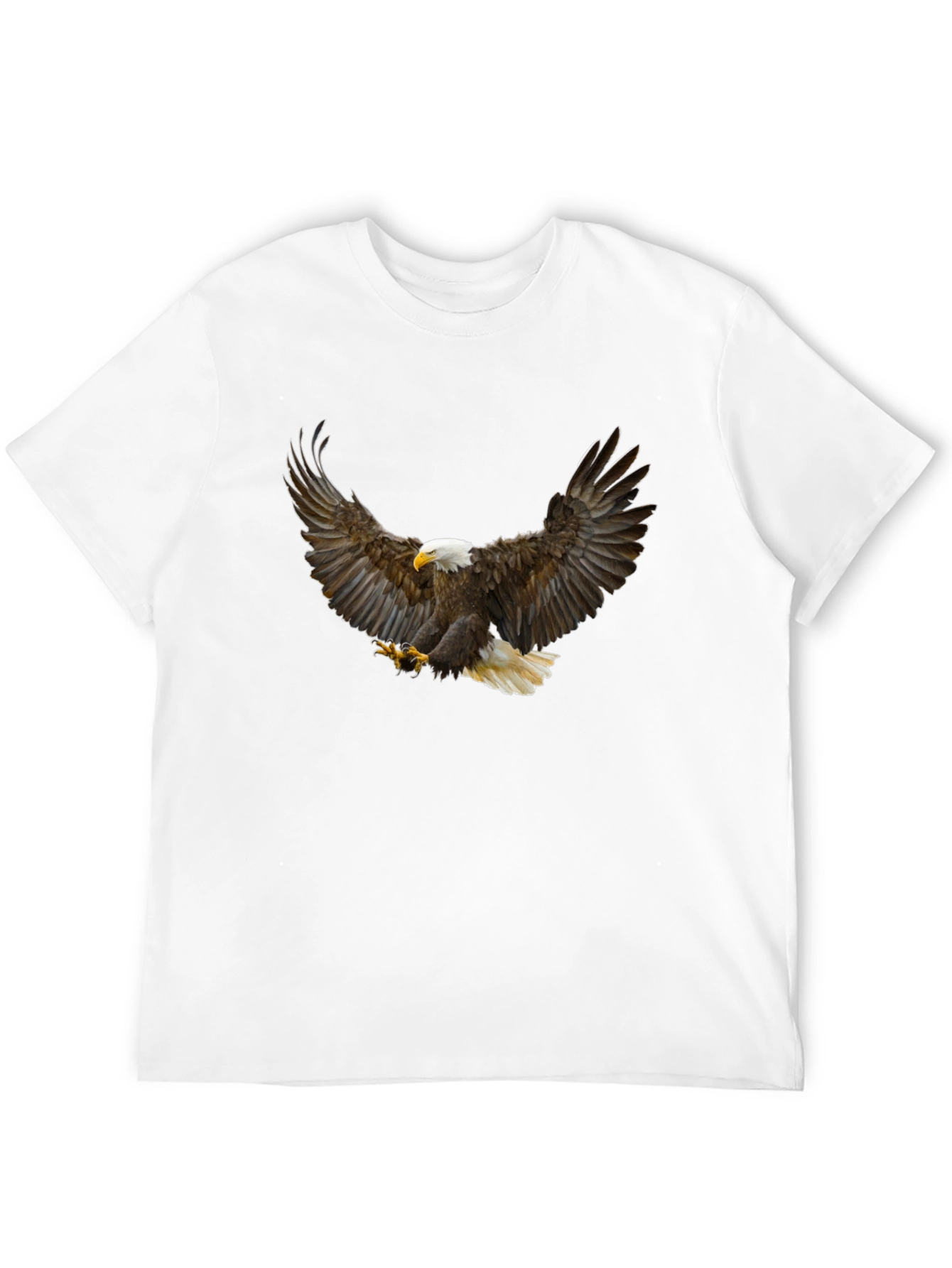 Bald Eagle Graphic T-Shirt - Mens Black Tee