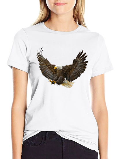 Bald Eagle Graphic T-Shirt - Mens Black Tee