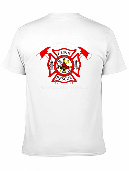 Chicago Fire Rescue Black T-Shirt