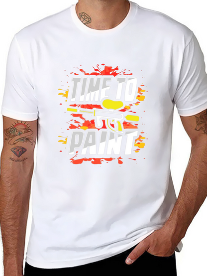 Time to Paint T-Shirt - Paintball Design